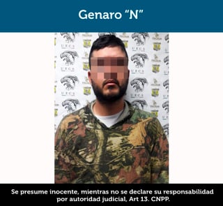 Genaro se encuentra en el Cereso 1 de Durango, vinculado por el secuestro agravado de tres jóvenes duranguenses. (ESPECIAL)
