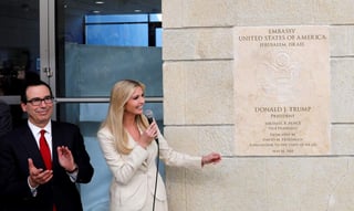 Estados Unidos se convirtió hoy en el primer país en tener su embajada ante Israel en Jerusalén desde 2006. (EFE)