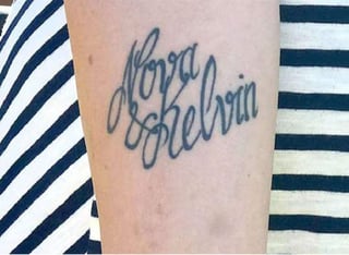 Era cambiar de nombre o rehacer el tatuaje. (INTERNET)