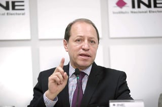 El consejero Marco Antonio Baños Martínez indicó que de entrada está el tema de las boletas electorales, cuya impresión tiene un avance de 45 por ciento. (ARCHIVO)