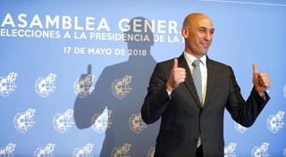 Luis Manuel Rubiales se convirtió este jueves en presidente de la Federación Española de Fútbol.