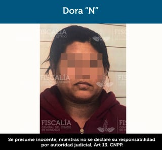 Engaño.  Dora 'N', de 37 años de edad, fue vinculada por el delito de simulación de secuestro. (EL SIGLO DE TORREÓN)
