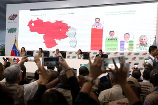 El índice de abstención en las elecciones quedó en 53.98 %, lo que significa una de las participaciones más bajas de la historia venezolana. (EFE)