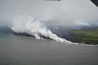 Zona. El Kilauea está ubicado al sureste de la isla de Hawai, que en su extremo suroriental es la mayor del archipiélago. (EFE)