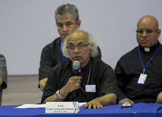 Freno. La mesa de diálogo nacional en Nicaragua suspendió ayer de forma indefinida. (EFE)