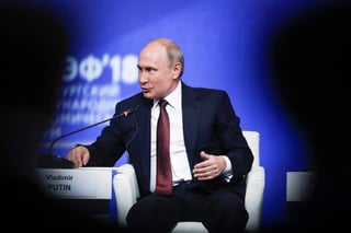 'No podemos resolver las cosas con Corea del Norte ¿Queremos otro problema en la misma escala?', preguntó Putin en un foro económico. (AP)