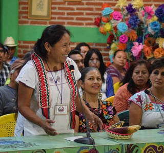 Espacios.  La médica tradicional de la etnia nahua, María de Jesús Patricio, buscó registrarse como candidata a la presidencia.