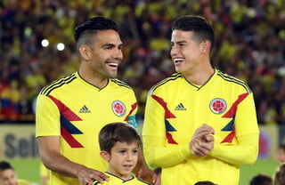 Falcao y James, dos figuras en quienes se fincan las esperanzas de un país. Colombia viaja confiado a sexto Mundial
