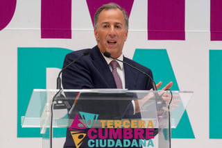 José Antonio Meade Kuribreña, candidato presidencial de la coalición Todos por México, defendió la Ley de Seguridad Interior, aunque consideró que es perfectible. (NOTIMEX)