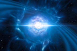 Astrónomos de la NASA descubrieron por primera vez una estrella de neutrones fuera de la Vía Láctea. (ARCHIVO)