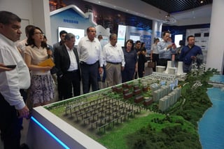 Desarrollo. Miguel Ángel Riquelme Solís visitó el parque de innovación tecnológica industrial.