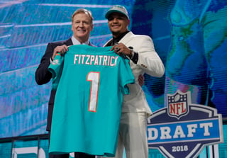 Minkah Fitzpatrick fue la onceava selección en el Draft 2018. (Notimex)