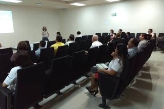 Curso. Ayer se impartió una capacitación sobre la prevención del suicidio en el auditorio del Hospital General de Torreón. (EL SIGLO DE TORREÓN)