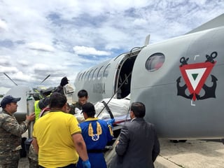 Dos víctimas de la erupción del volcán de Fuego en Guatemala fueron trasladadas ayer a México para ser tratadas. (EFE)