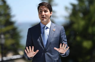 Trudeau aseguró con un rotundo 'no' que Canadá no aceptará la cláusula de disolución cada cinco años que Estados Unidos quiere que incorporar al Tratado de Libre Comercio de América del Norte (TLCAN) que México, Canadá y EU están negociando. (EFE)