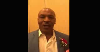 Mike Tyson, envió un mensaje a AMLO, durante el ingreso al Salón de la Fama del expúgil mexicano Erik 'El Terrible' Morales al Salón de la Fama del Boxeo Internacional.