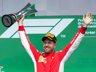 Sebastian Vettel aprovechó que ganó la ‘pole’ y se llevó la carrera de principio a fin. (AP)
