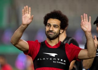 El delantero de Egipto Mohamed Salah tras un entrenamiento en El Cairo, el sábado 9 de junio de 2018. Salah sigue en duda para debut