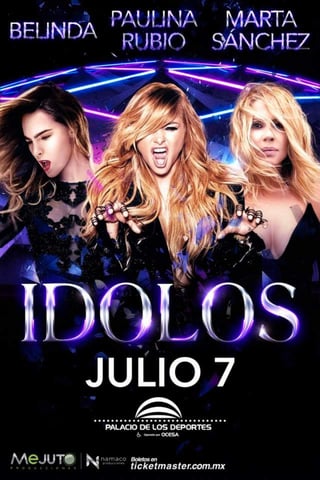 Belinda, Paulina Rubio y Marta Sánchez aparecerán juntas por primera vez en un escenario como parte del espectáculo Ídolos 2.0. (ESPECIAL)