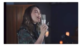 Belinda canta en el video ‘México Lindo y Querido’ y da un mensaje. (ESPECIAL)