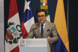 Guajardo Villarreal aseguró que los funcionarios y negociadores de los tres países “estamos en contacto y clarísimos de que hemos comentado que esta negociación se reanuda a partir de julio”. (NOTIMEX)