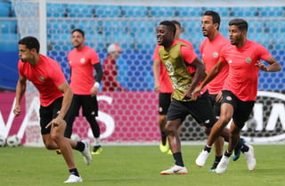 Jugadores de Costa Rica durante el entrenamiento previo a su debut en Rusia, en la Arena Samara. Costa Rica quiere un nuevo capítulo