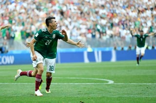Lozano abrió el marcador a favor de México. (Cortesía)