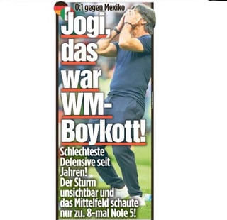 La prensa alemana señala este lunes que Alemania jugó su peor partido desde hace años. (ESPECIAL)