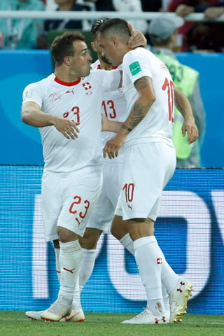 Los goles, cortesía de Xhaka y Shaqiri, podrían ser los que metan al cuadro suizo en la siguiente etapa.
