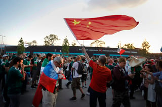 Luego del sorprendente triunfo de la Selección ante Alemania,
el ‘Tri’ ganó aficionados en China. (Archivo)