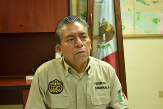 Confianza. El coordinador regional de la Secretaría de Seguridad Pública Adelaido Flores Díaz dijo que se tiene preparado ya el Operativo de Seguridad del 1 de julio en los cinco municipios. (EL SIGLO DE TORREÓN/FERNANDO COMPEÁN)