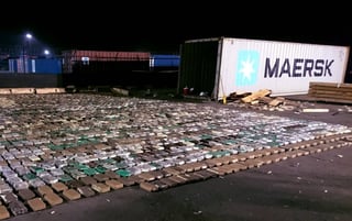 Decomisos. Colombia ha enviado cientos de toneladas de cocaína a la ciudad española de Algeciras. (ARCHIVO)