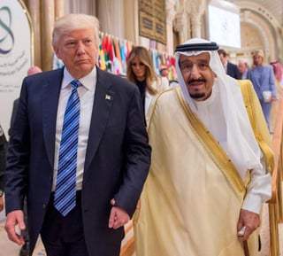 Acuerdo. Trump y el rey Salman también expresaron su apoyo a la manutención de la 'estabilidad' de los mercados de petróleo .