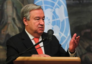 En un mensaje leído por su vocero Farhan Haq, Guterres manifestó “la disposición de las Naciones Unidas para trabajar con la nueva administración, y continuar una larga tradición de excelente cooperación entre México y las Naciones Unidas”. (ARCHIVO)