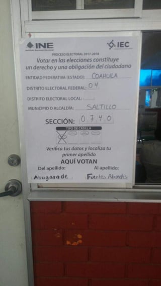 Hasta el día de ayer aún no se localizaban 428 boletas, las cuales se encontraban en Torreón y pertenecían a Saltillo.