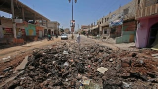 Bombas. La aviación rusa bombardeó de manera ‘enloquecida’ la ciudad de Deraa, según OSDH. (ESPECIAL)