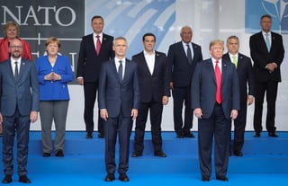 La primera jornada de la cumbre se vio marcada por las críticas del presidente de Estados Unidos. (EFE)