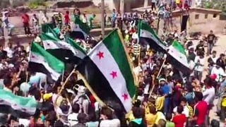 Comienzo. Las primeras protestas masivas contra al Assad estallaron en Deraa a mediados de marzo de 2011. (AP)