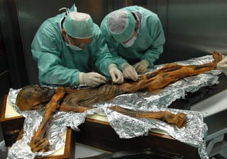 Otzi, que fue descubierto en los Alpes italianos en 1991 por unos turistas alemanes, es la momia más antigua preservada en hielo de la que se tiene conocimiento. (EFE)
