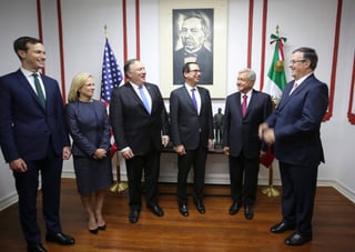 Visita. El equipo de trabajo de Donald Trump realiza una visita al virtual presidente de México, Andrés Manuel López Obrador. 