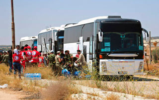 Operación. Se está llevando a cabo 'una misión en Nasib y en Um al Miyazen, en Deraa. (AP)