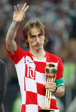 El mediocampista croata Luka Modric obtuvo ayer el Balón de Oro que se otorga al mejor jugador del Mundial. Modric prefería el título a ser el mejor