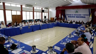 Dispuestos. Oposición, junto a los obispos de Nicaragua, está lista para retomar diálogo para salir de la crisis. (EFE)