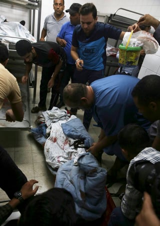 Saldo. Tres miembros del brazo armado de Hamás murieron en un bombardeo. (AP)