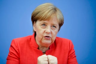 Visión. Merkel dijo que tanto Alemania como la UE están en favor de un orden mundial sobre la base de acuerdos. (AP)