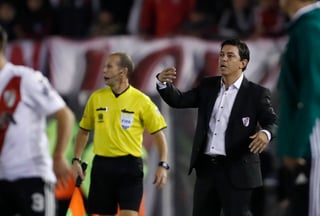 El entrenador de River Plate, Marcelo Gallardo. Gallardo no piensa en la mayor. (ARCHIVO)