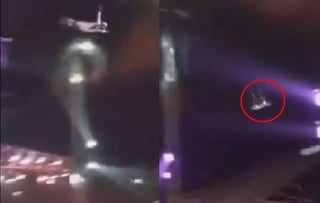 Espectadores registraron el incidente en video (INTERNET) 