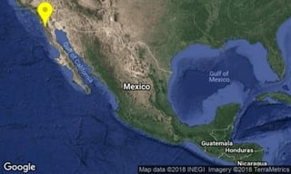 En un reporte preliminar de la Red Sísmica del Noroeste de México, el Cicese informó que la magnitud fue de 4.7, al filo de las 13 horas con 17 minutos, tiempo local. (TWITTER)