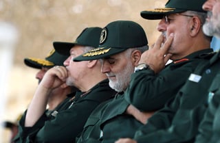 Guerra. ‘Si usted (Donald Trump) empieza una guerra, nosotros la acabaremos’, declaró ayer el general Soleimani. (AP)
