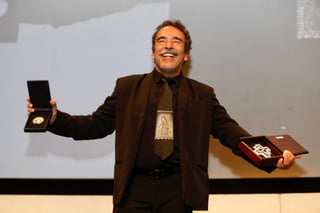 Trayectoria. El actor Damián Alcázar fue homenajeado en el marco del Festival Internacional de Cine Guanajuato (GIFF).